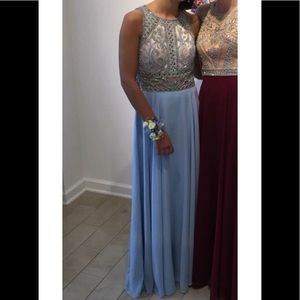 Jasz Couture Ice Blue Prom Dress